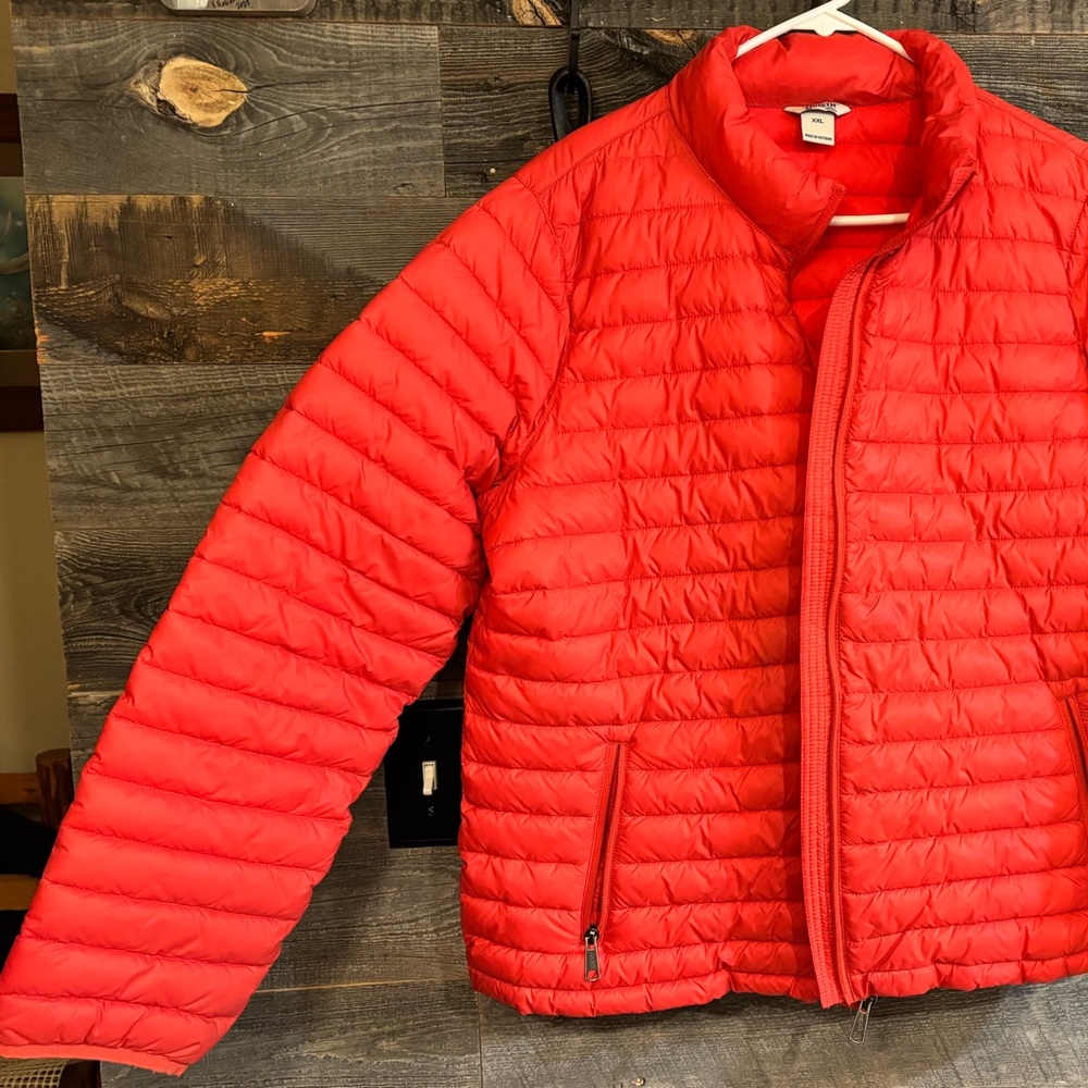 Women’s Orange/Red Puffer Jacket